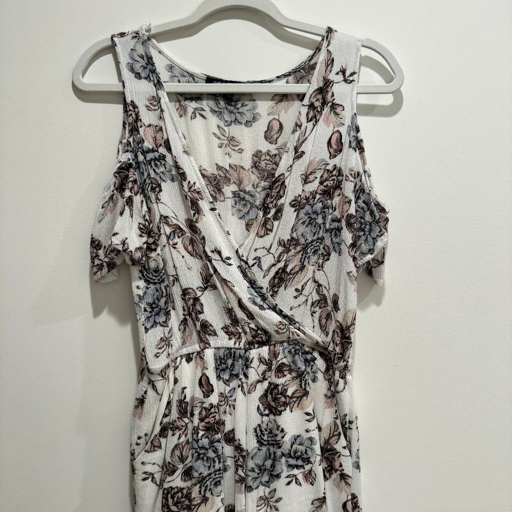 One Clothing White Floral Romper